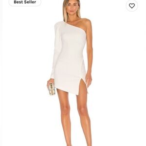 REVOLVE One-Shoulder White Dress